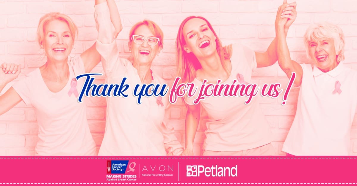 Petland Makes Strides Against Breast Cancer