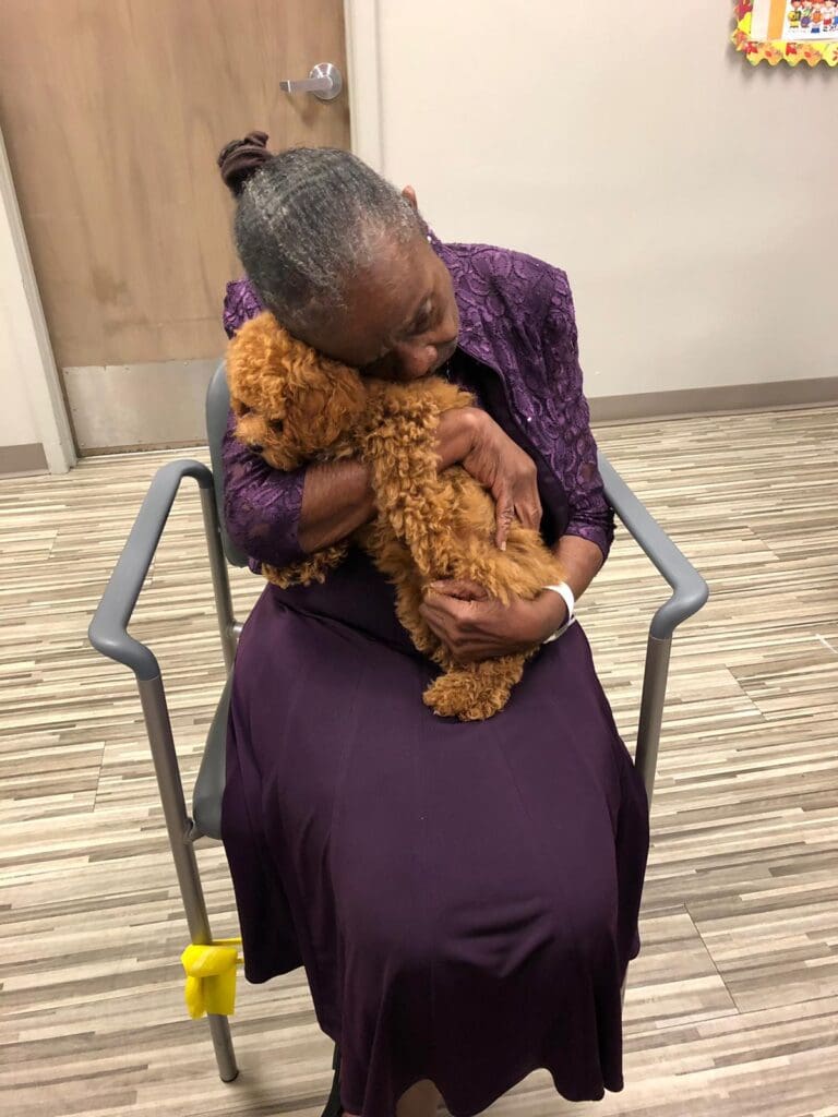 Petland Puppies At Memorial Adult Day Care