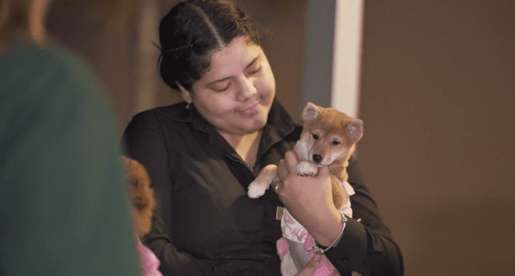 Petland Puppies Go to WOW Center Block Party