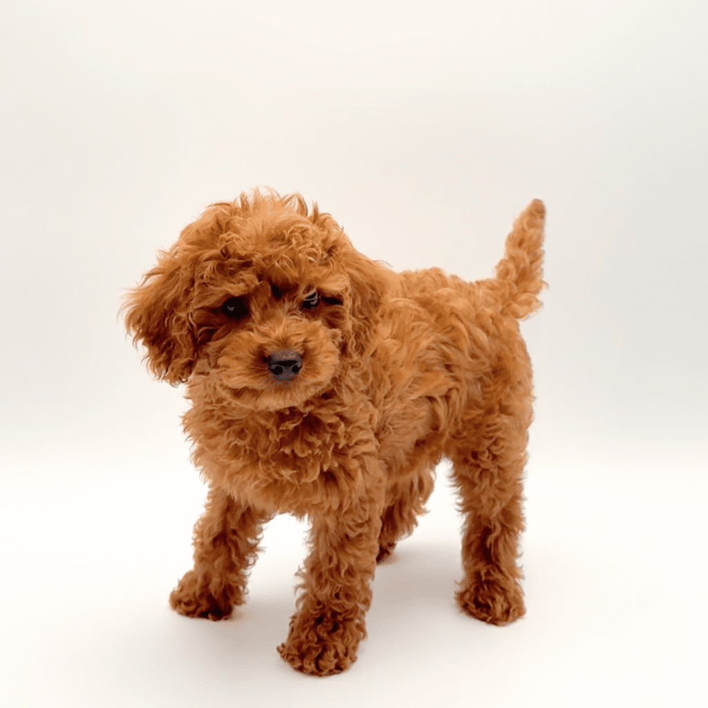 [#25357-01]  - Red M Poodle Mini/Cavapoo Puppies For Sale